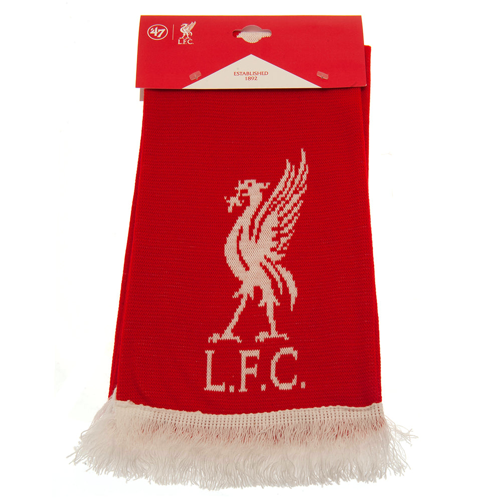 Liverpool FC White Liverbird Scarf