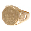 Celtic FC 9ct Gold Crest Ring Medium