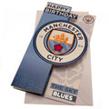 Manchester City FC Sky Blues Birthday Card