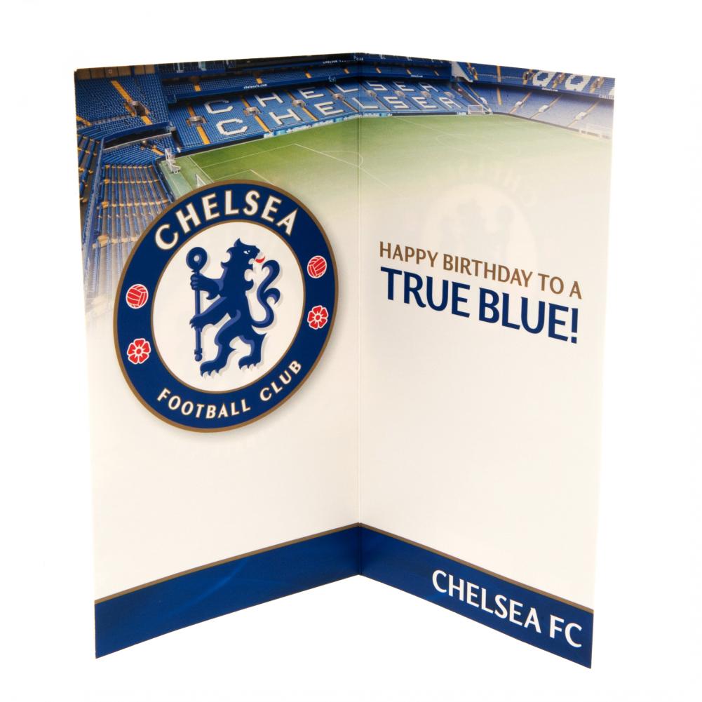 Chelsea FC No. 1 Fan Birthday Card