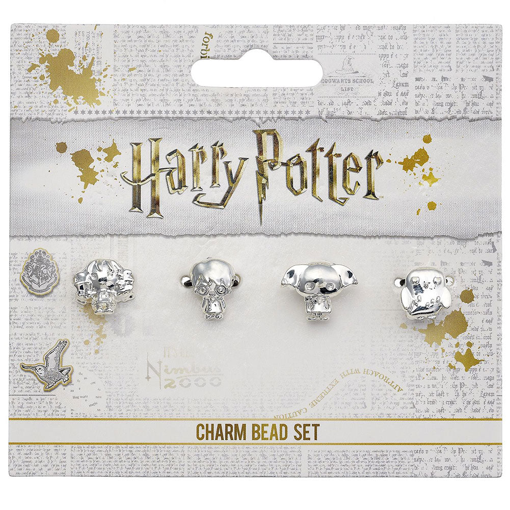 Harry Potter Silver Plated Character Bead Charm Set