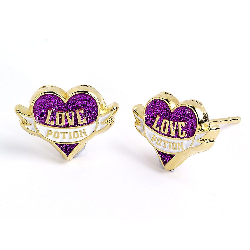 Harry Potter Gold Plated Love Potion Stud Earrings