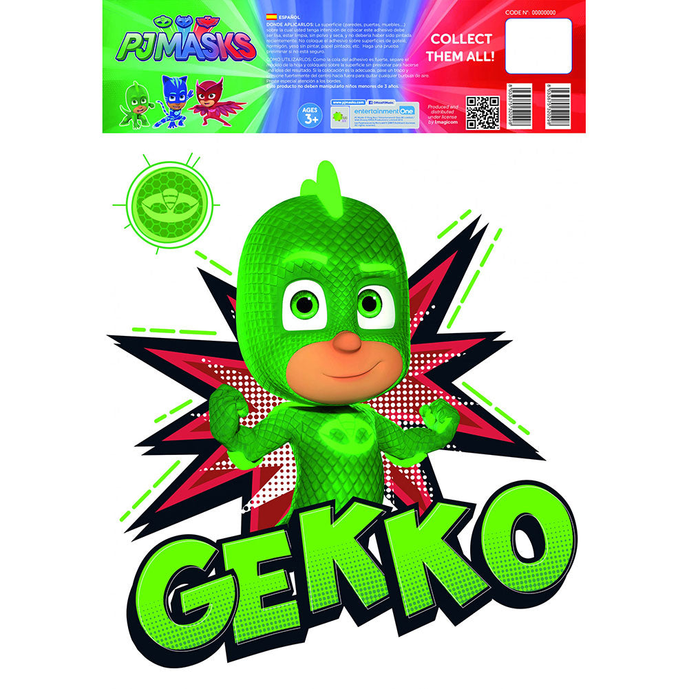 PJ Masks Wall Sticker A3 Gekko