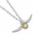Harry Potter Silver Plated Necklace Golden Snitch