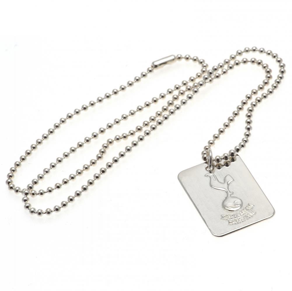 Tottenham Hotspur FC Silver Plated Dog Tag & Chain