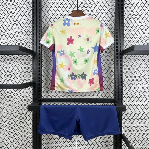 2025/26 Kids Barcelona Flower Special Edition Jersey