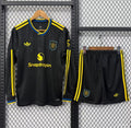 25/26 Kids Manchester United Third Long Sleeve Jersey22025-10-26