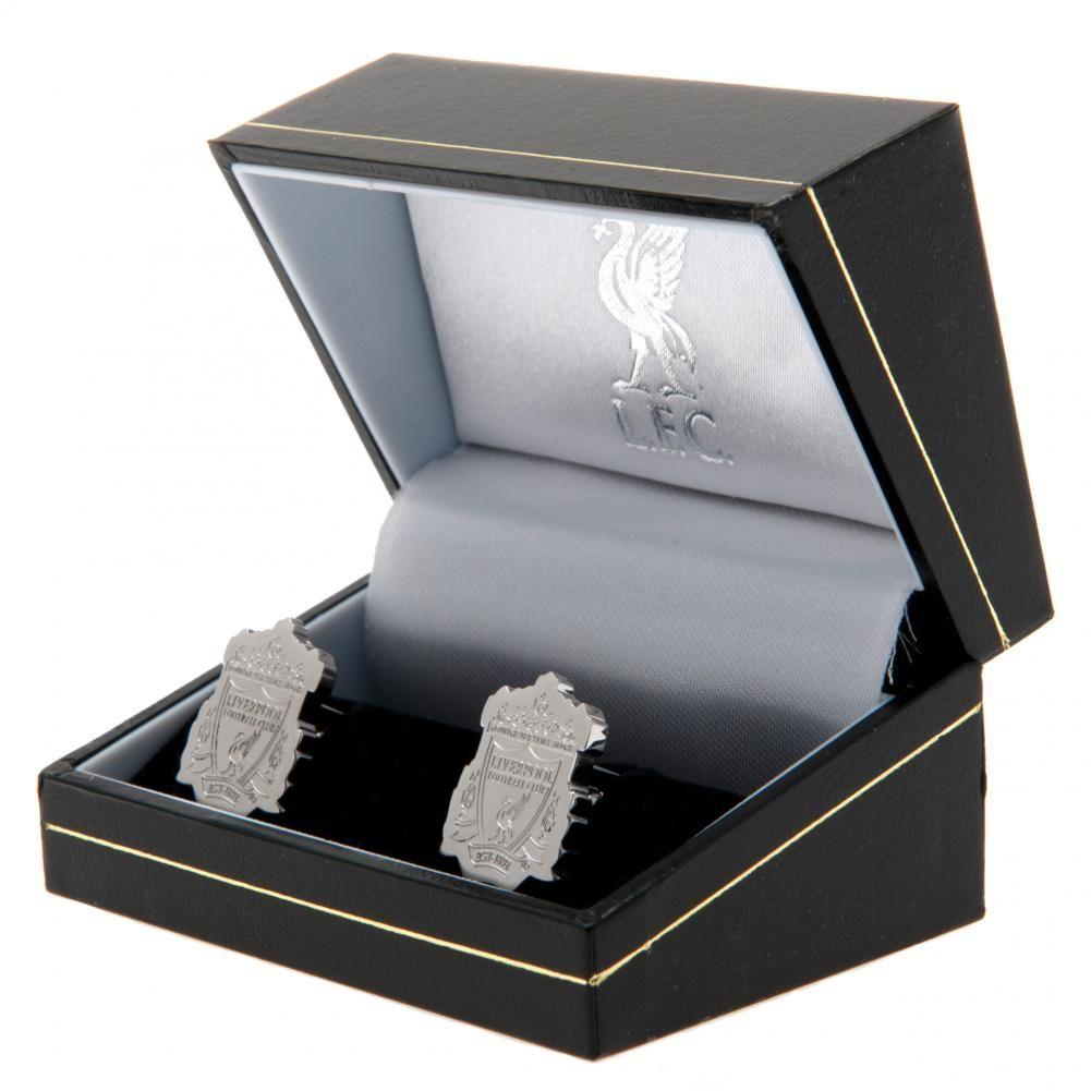 Liverpool FC Stainless Steel Formed Crest Cufflinks