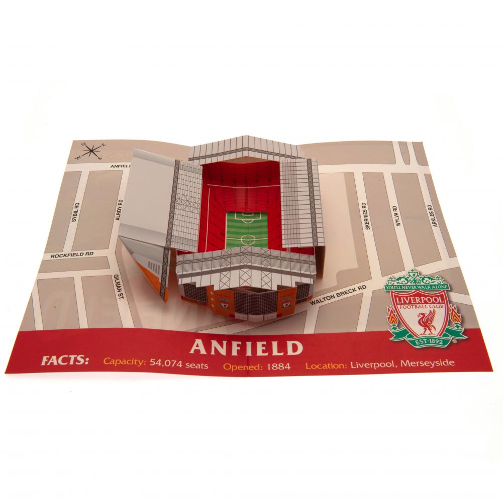 Liverpool FC Pop-Up Birthday Card
