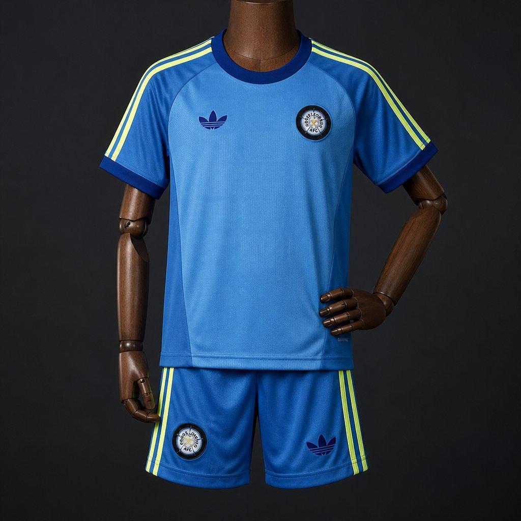 2026/27 Kids Leeds United Goalkeeper Kit - Blue