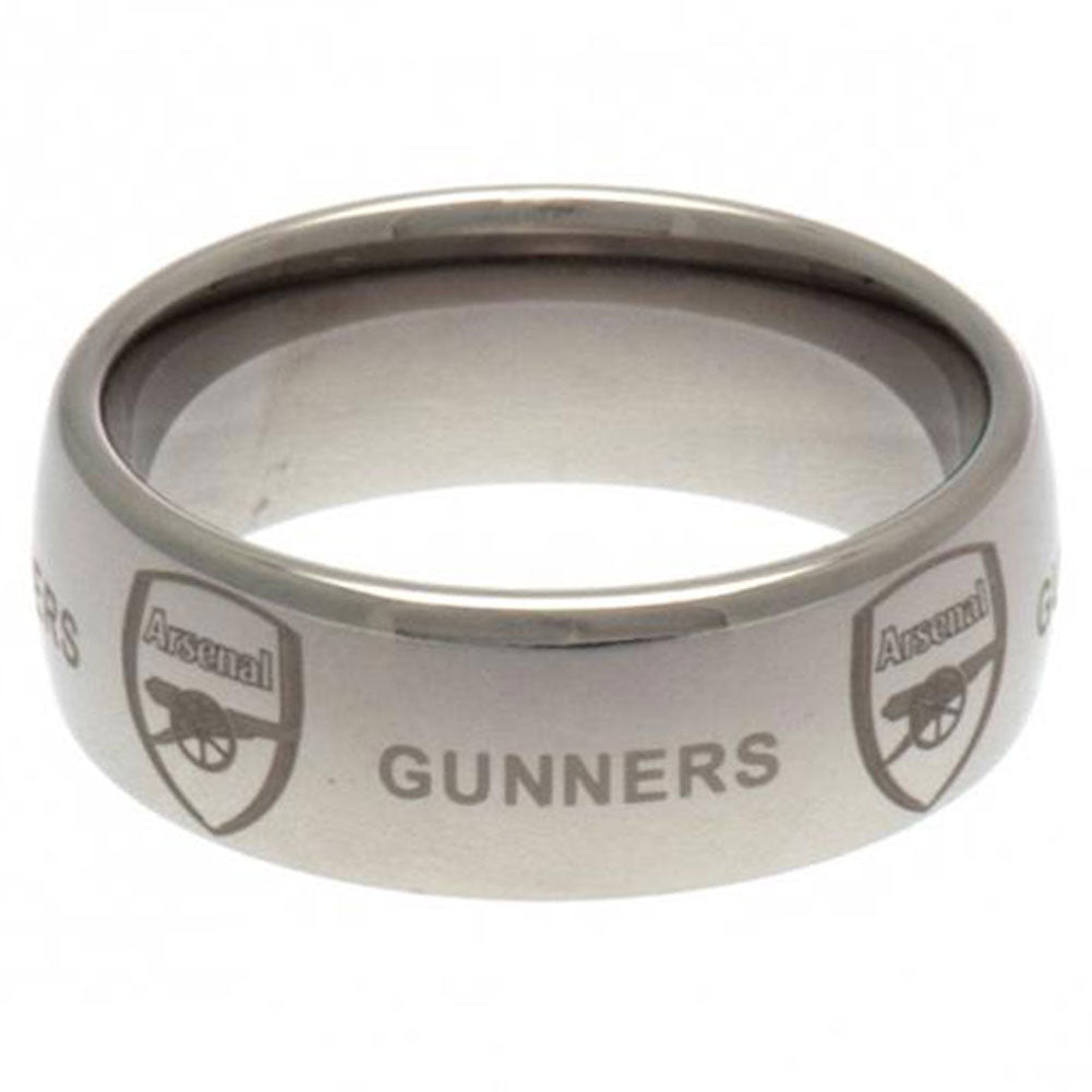 Arsenal FC Super Titanium Ring Medium