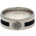Celtic FC Black Inlay Ring Medium