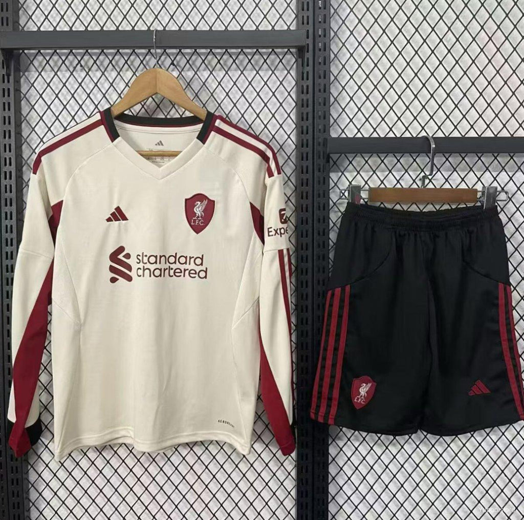 25/26 Kids Liverpool Away Long Sleeve Jersey22025-09-15