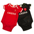Wales RU 2 Pack Bodysuit 6-9 Mths PC