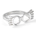 Harry Potter Stainless Steel Luna Spectrespecs Ring Medium