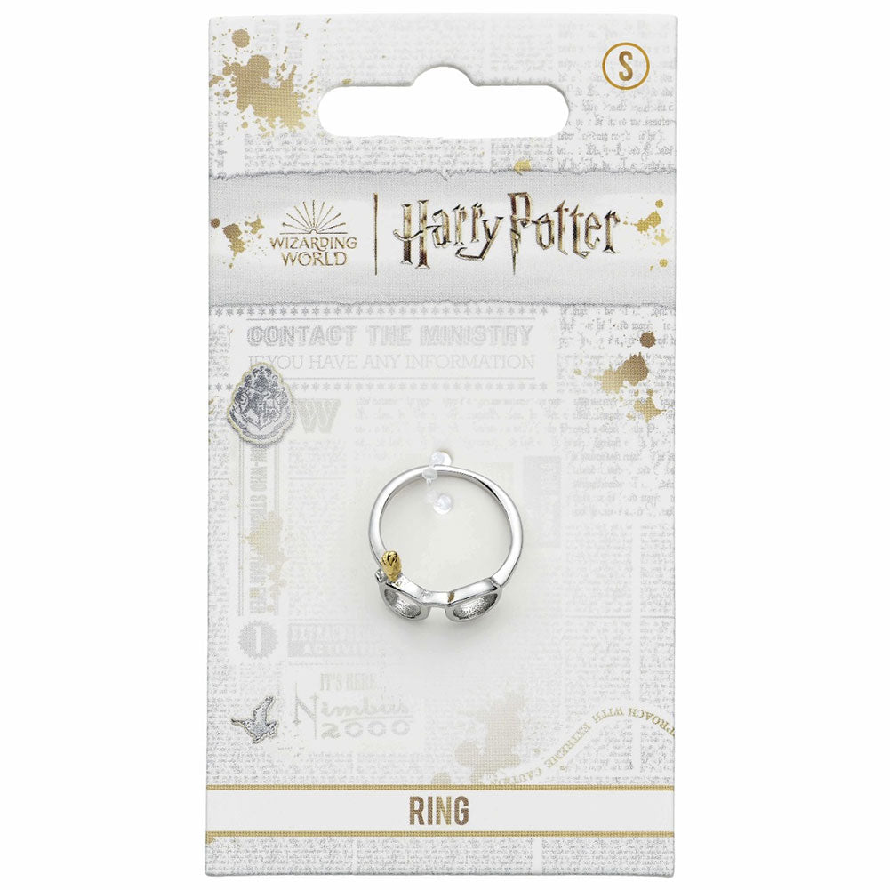 Harry Potter Stainless Steel Harry Glasses Ring Medium