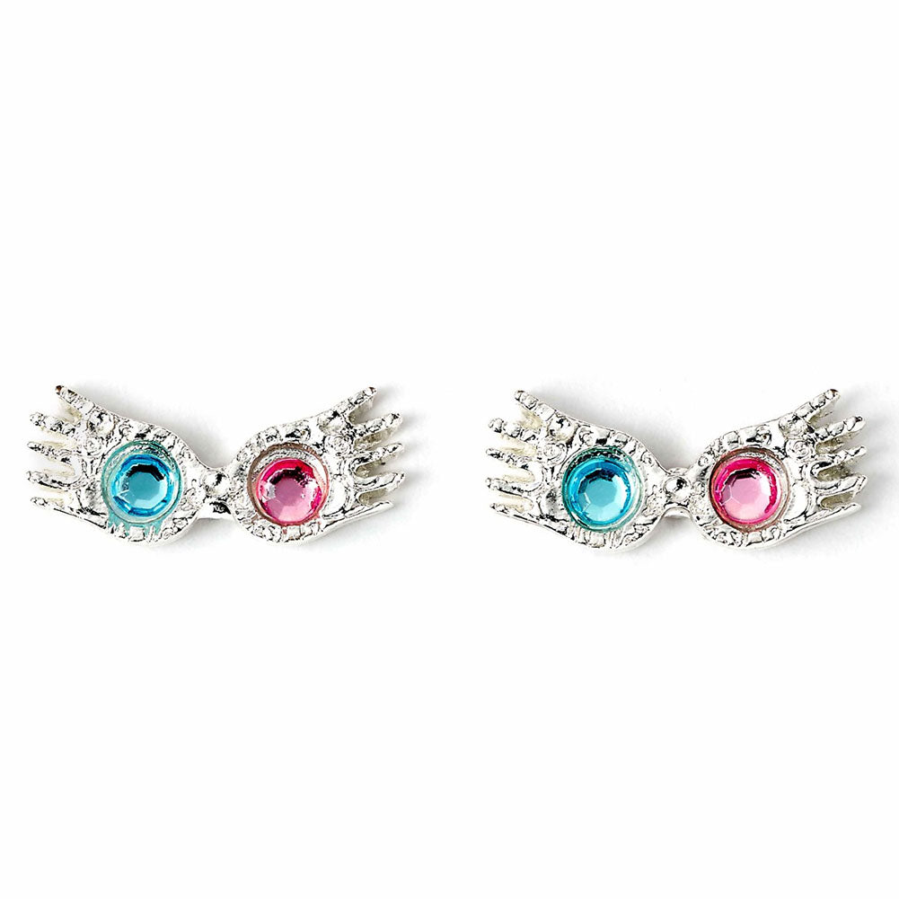 Harry Potter Silver Plated Luna Spectrespecs Stud Earrings