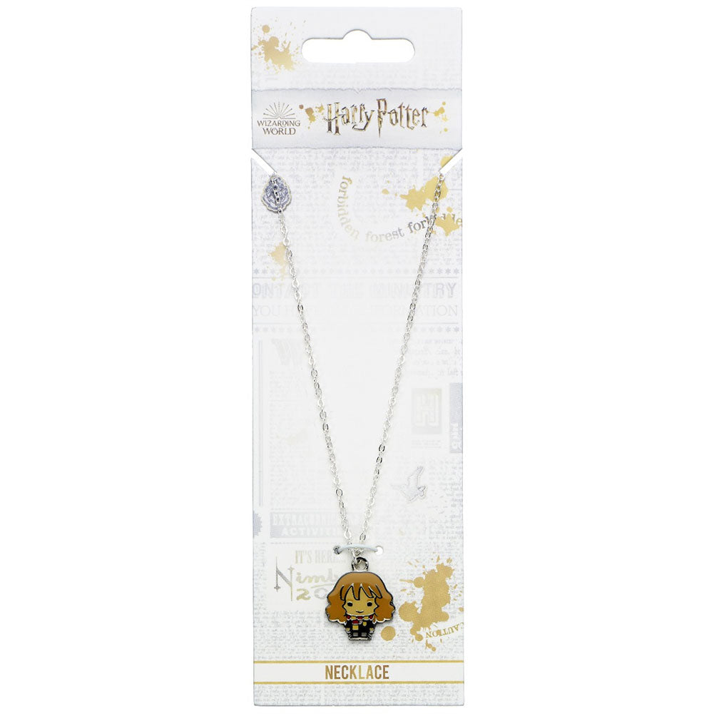 Harry Potter Silver Plated Chibi Hermione Necklace