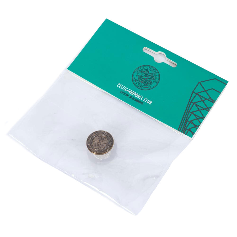 Celtic FC Antique Gold Crest Badge