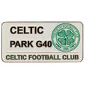 Celtic FC Street Sign Badge