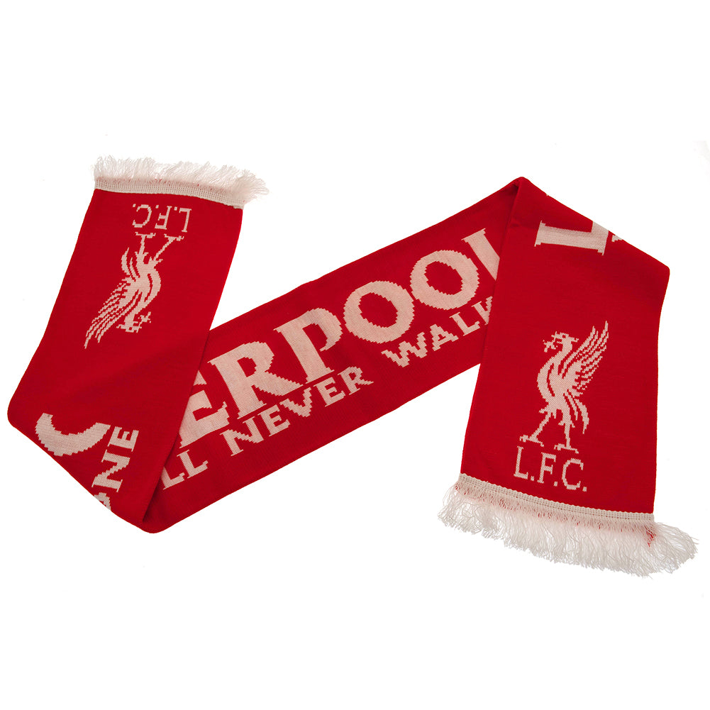 Liverpool FC White Liverbird Scarf