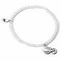 Harry Potter Stone Bracelet With Sterling Silver Golden Snitch Charm