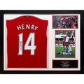 Arsenal FC Henry Signed Shirt (Framed)