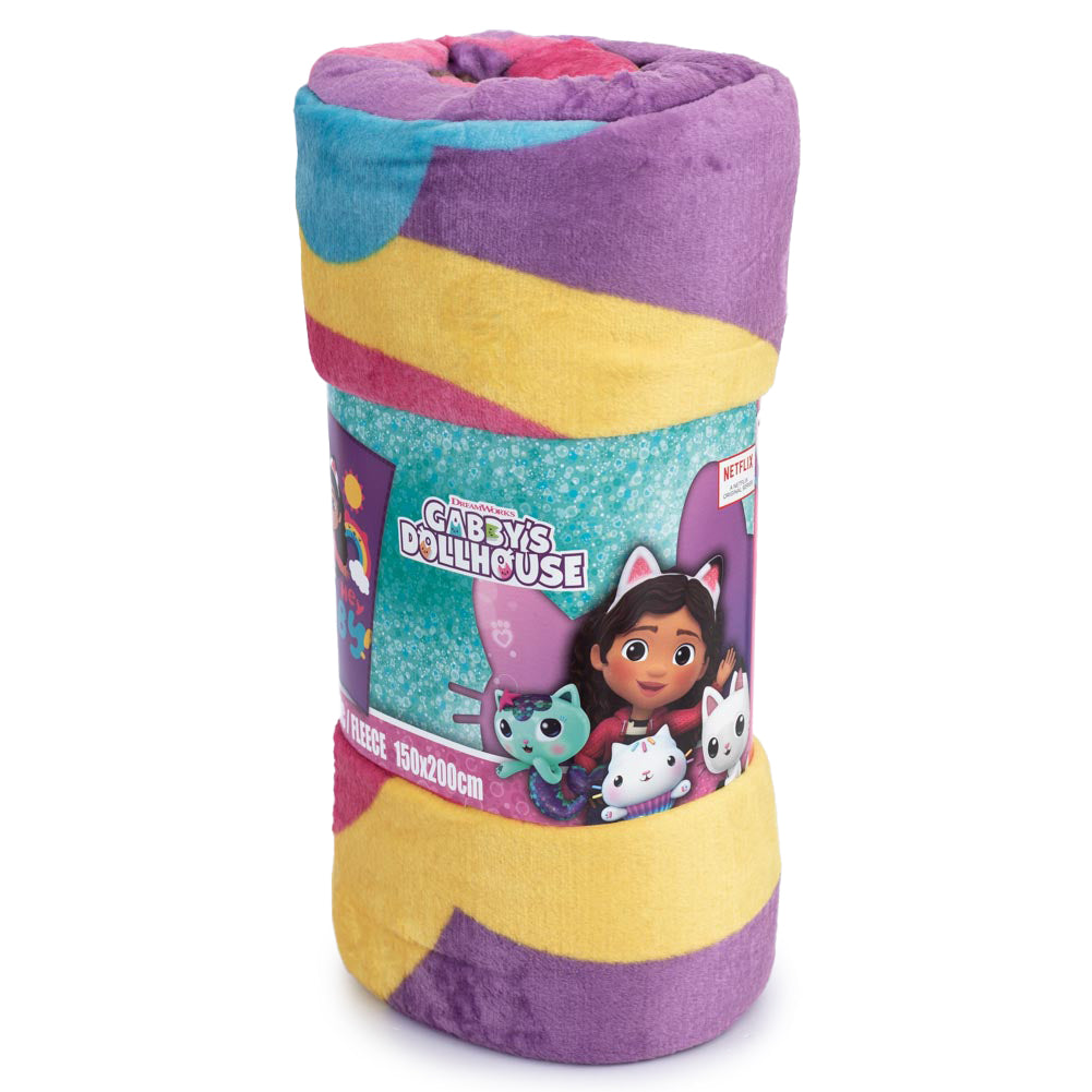 Gabby&#39;s Dollhouse Premium XL Fleece Blanket