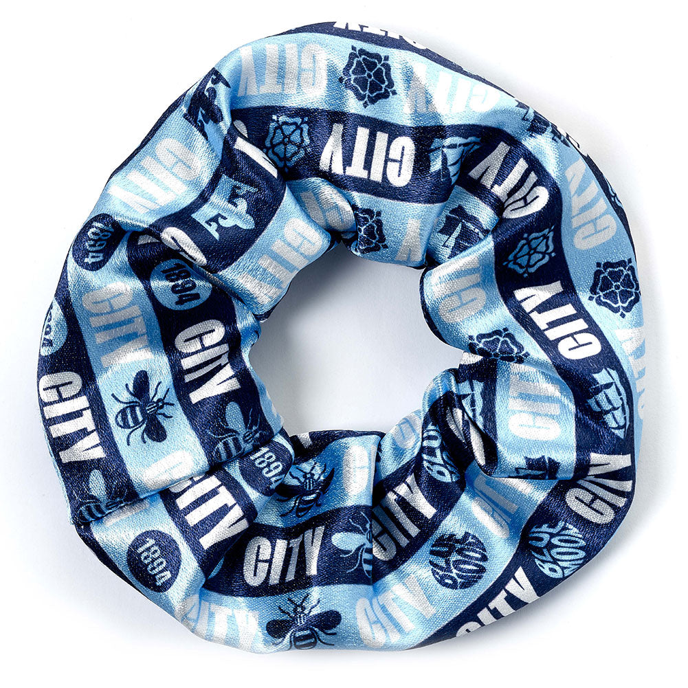 Manchester City FC Hair Scrunchie