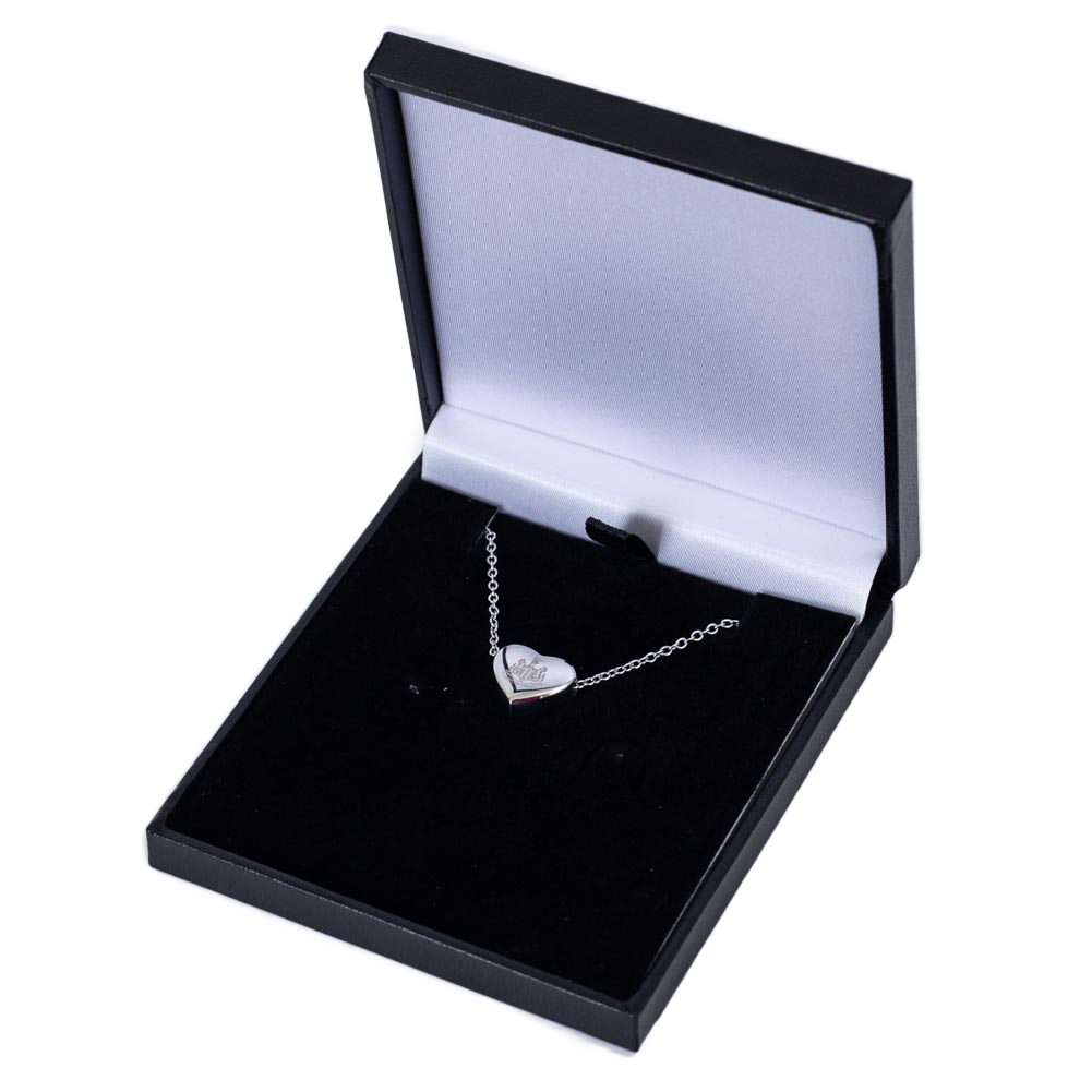 Newcastle United FC Stainless Steel Heart Necklace