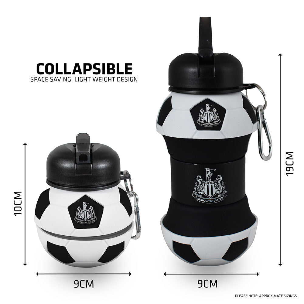 Newcastle United FC Collapsible Football Drinks Bottle
