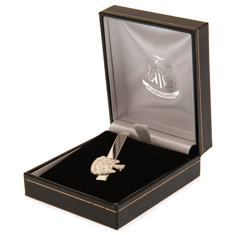 Newcastle United FC Silver Plated Tie Slide