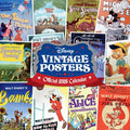 Disney Vintage Posters Square Calendar 2026