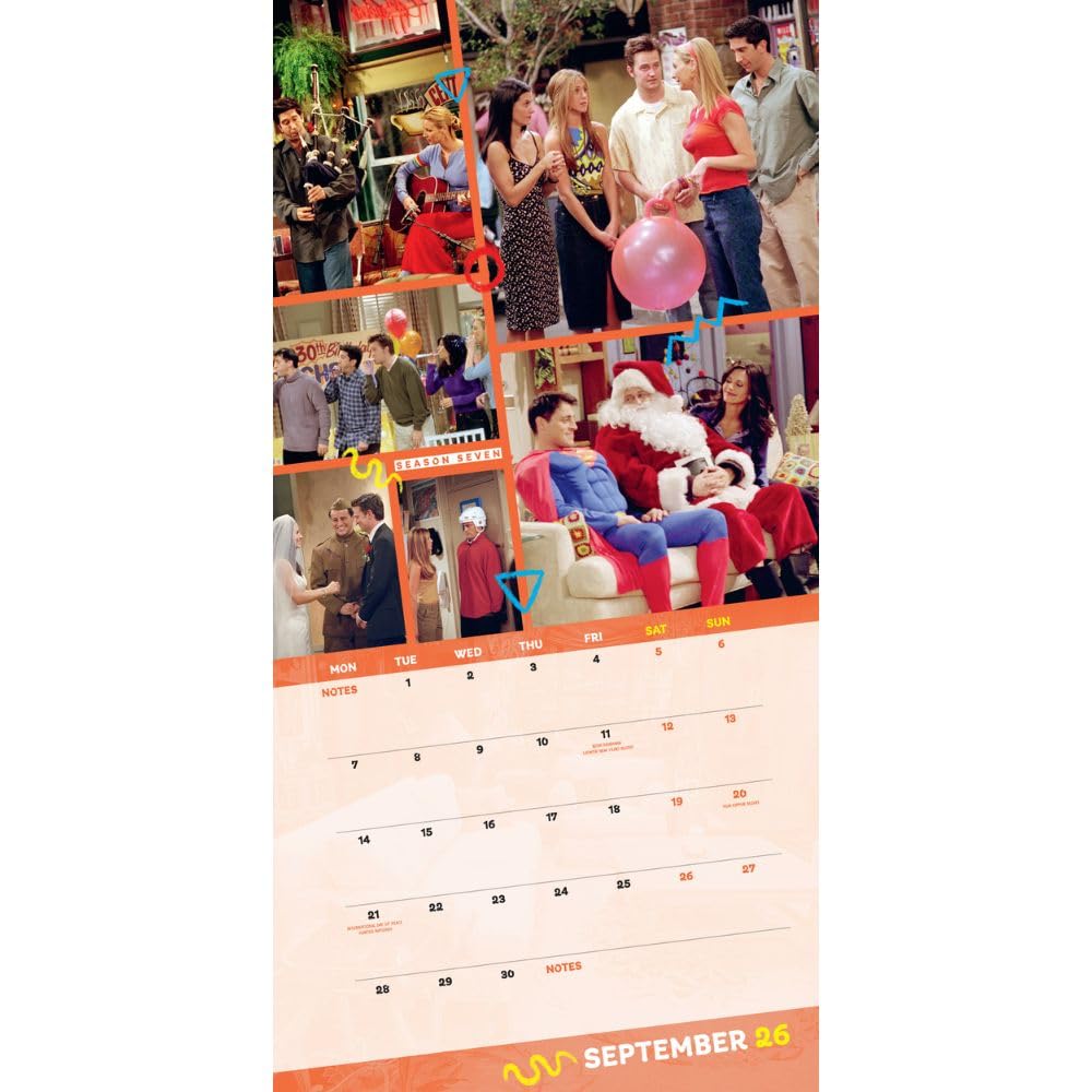 Friends Square Calendar 2026