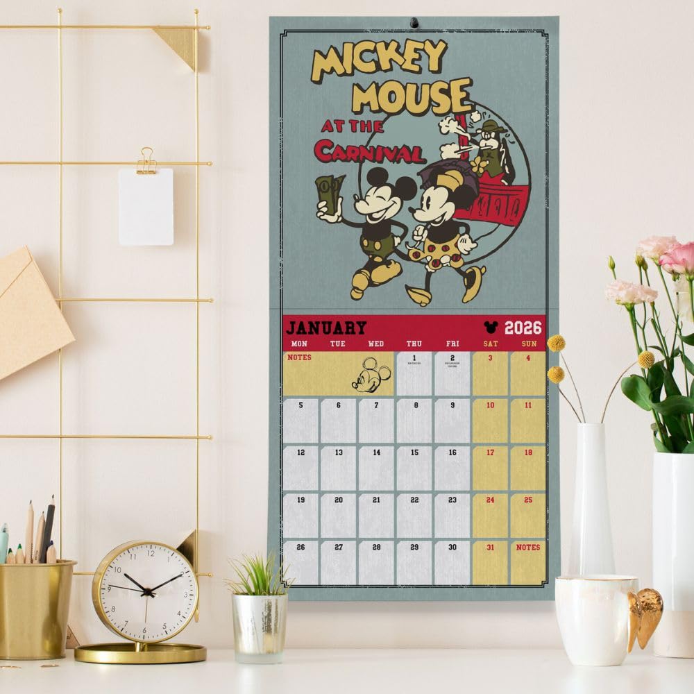 Mickey Mouse Classic Square Calendar 2026