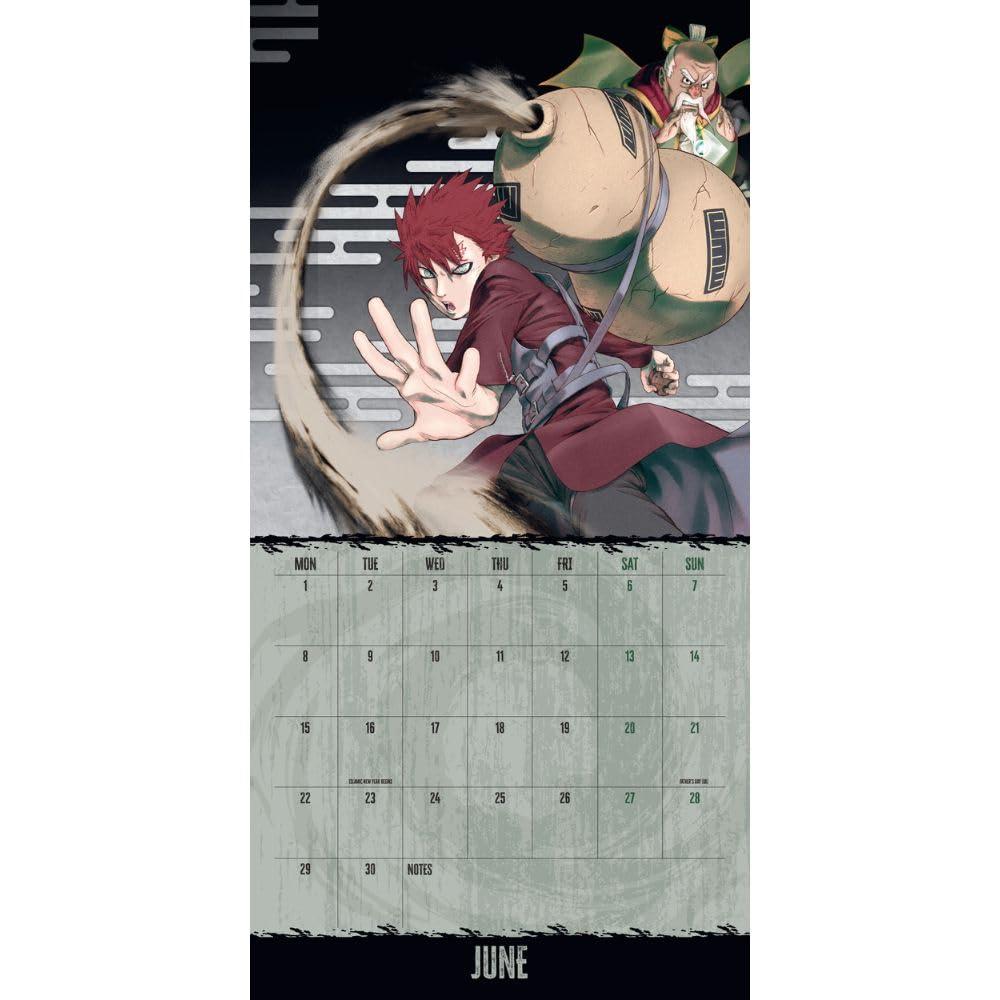 Naruto: Shippuden Square Calendar 2026