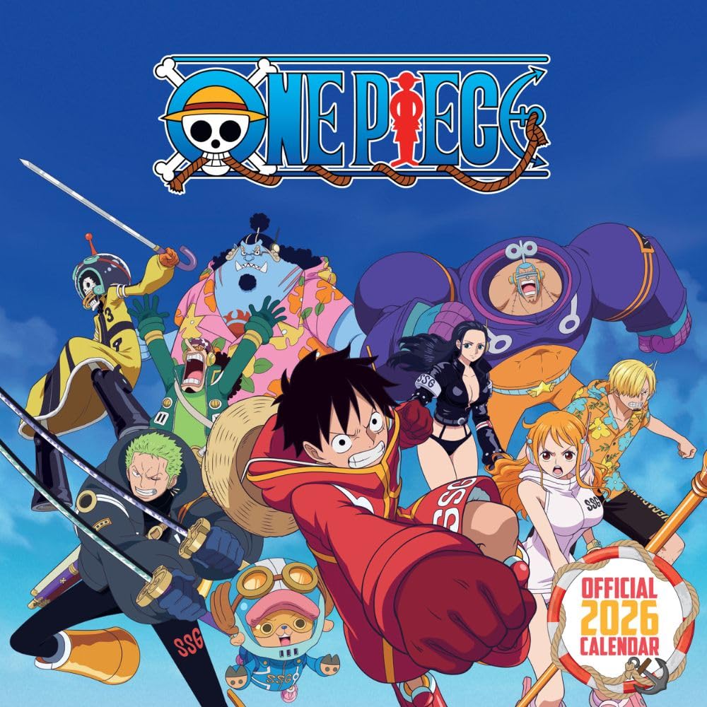 One Piece Square Calendar 2026
