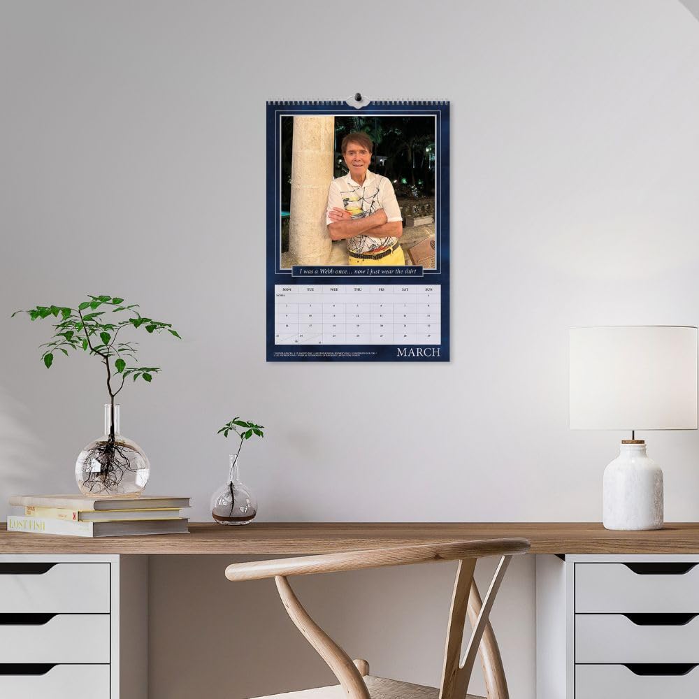 Cliff Richard A3 Calendar 2026