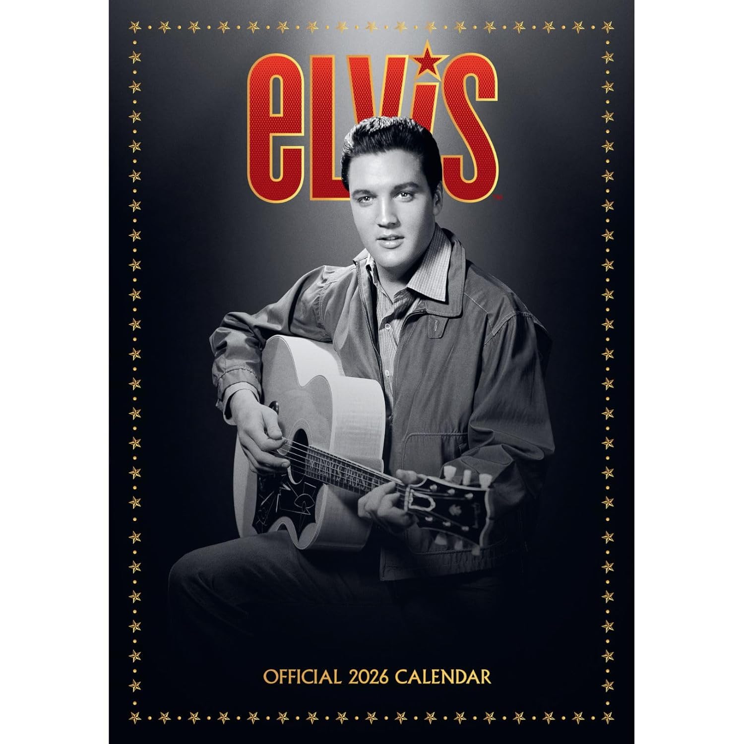 Elvis Presley A3 Calendar 2026