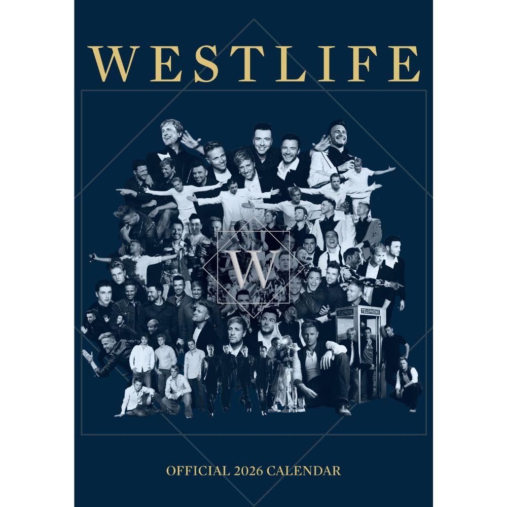 Westlife A3 Calendar 2026