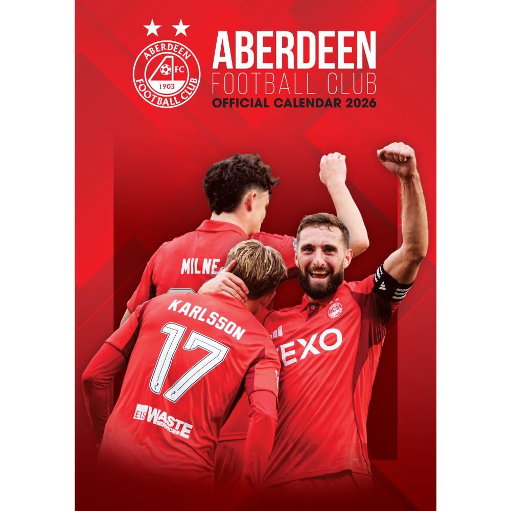 Aberdeen FC A3 Calendar 2026