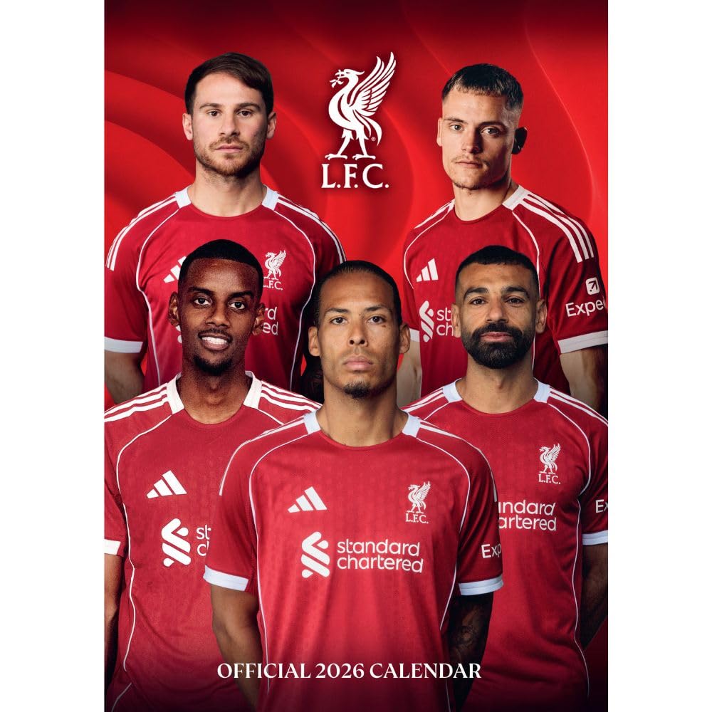 Liverpool FC A3 Calendar 2026