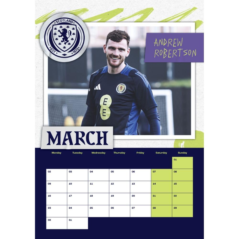 Scottish FA A3 Calendar 2026