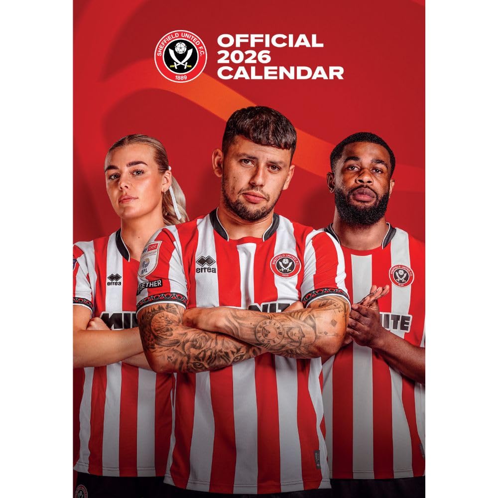 Sheffield United FC A3 Calendar 2026