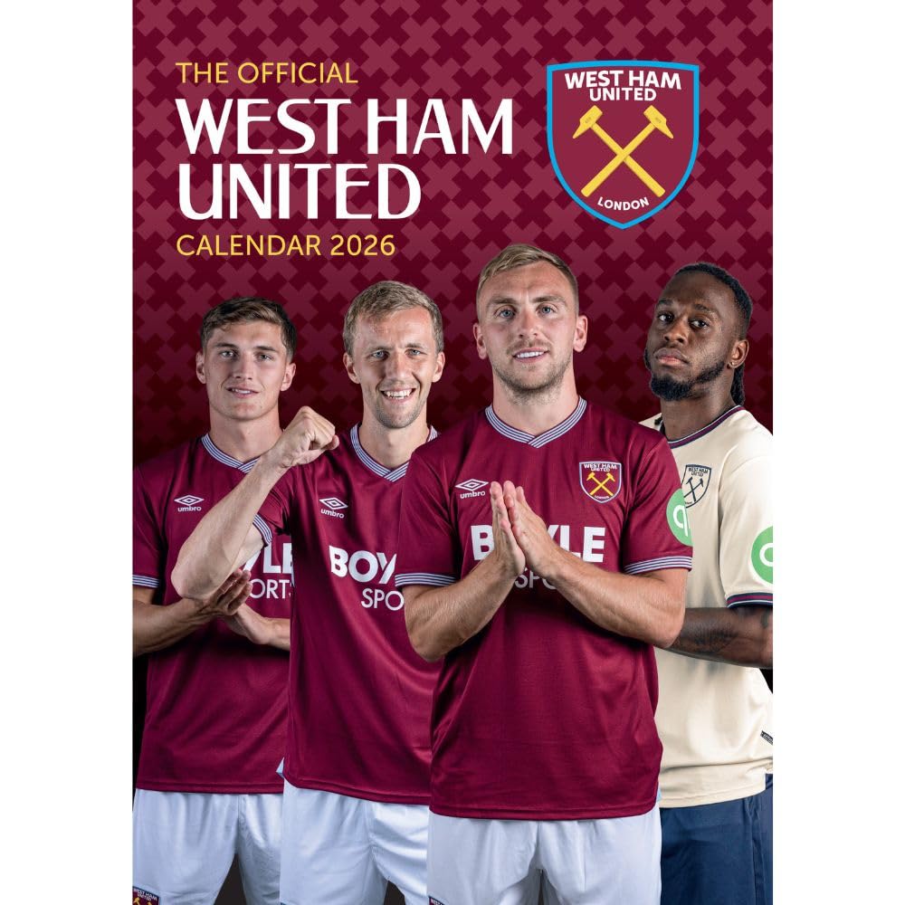 West Ham United FC A3 Calendar 2026