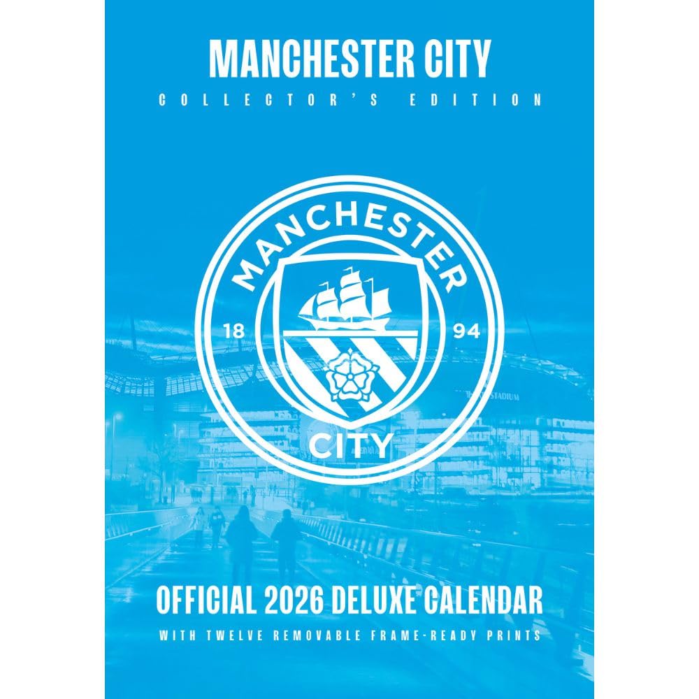 Manchester City FC Deluxe Calendar 2026