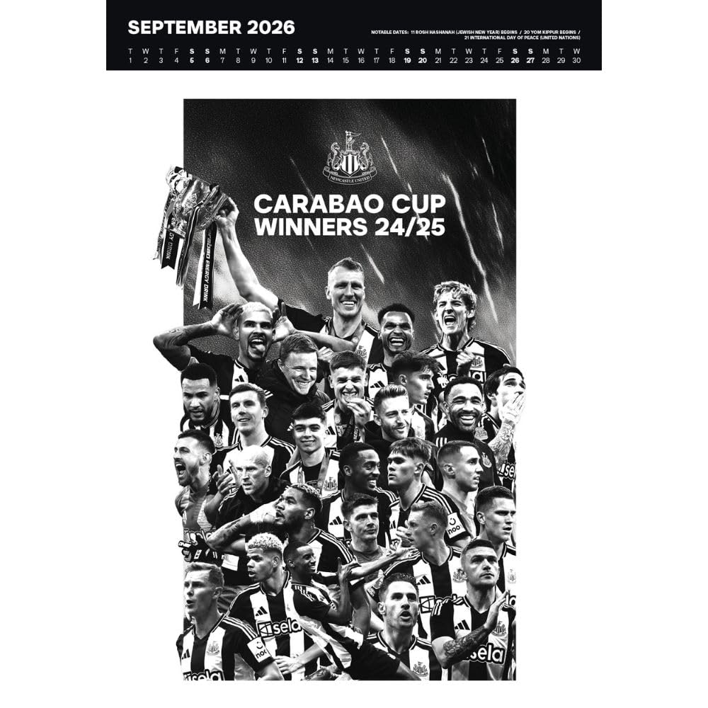 Newcastle United FC Deluxe Calendar 2026
