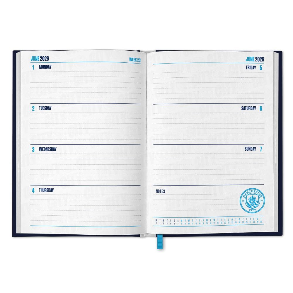 Manchester City FC Calendar & Diary Musical Gift Box 2026
