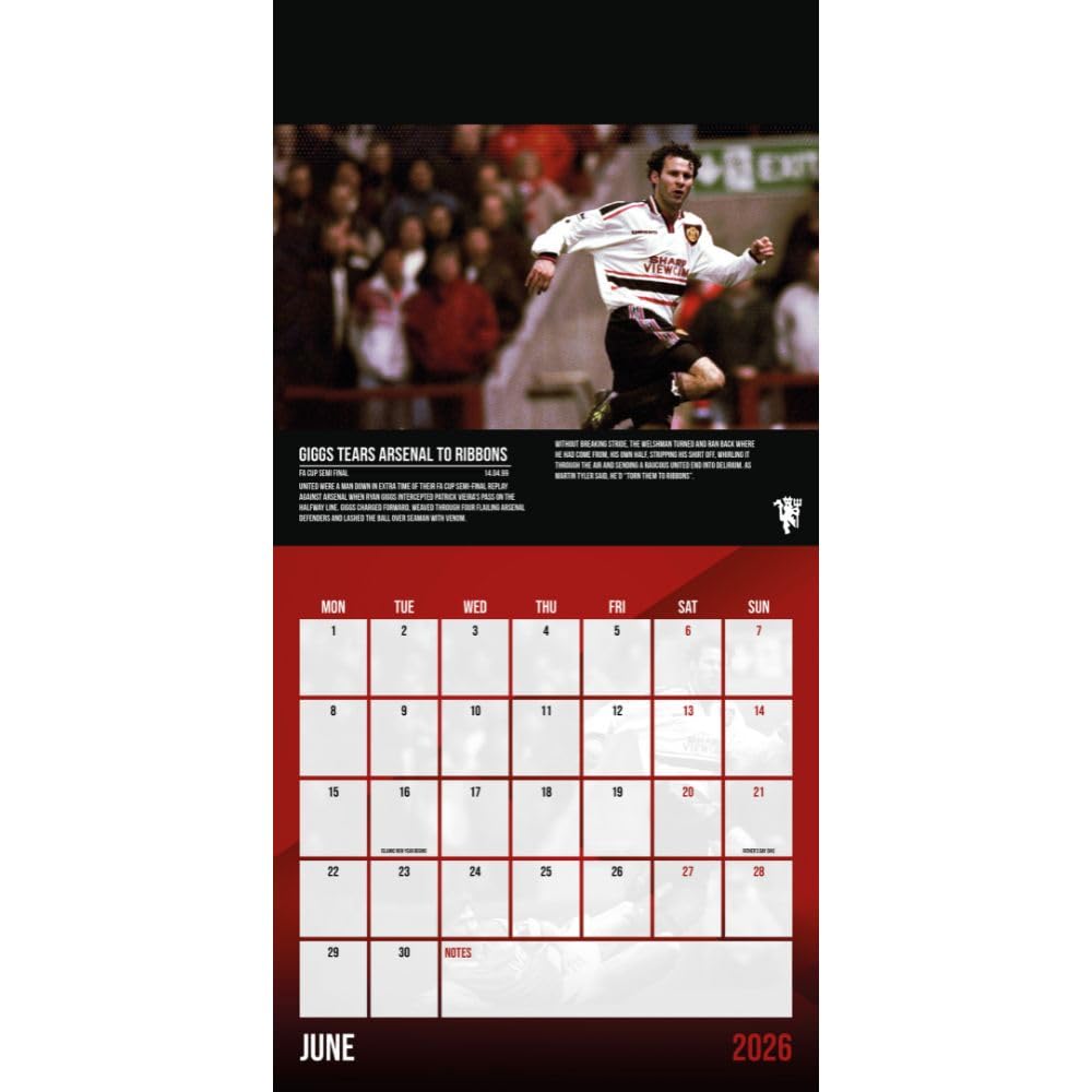 Manchester United FC Calendar & Diary Musical Gift Box 2026
