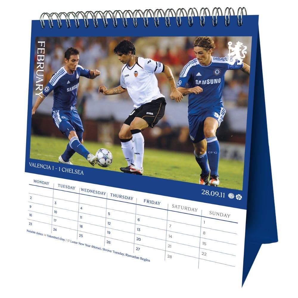 Chelsea FC Desktop Calendar 2026